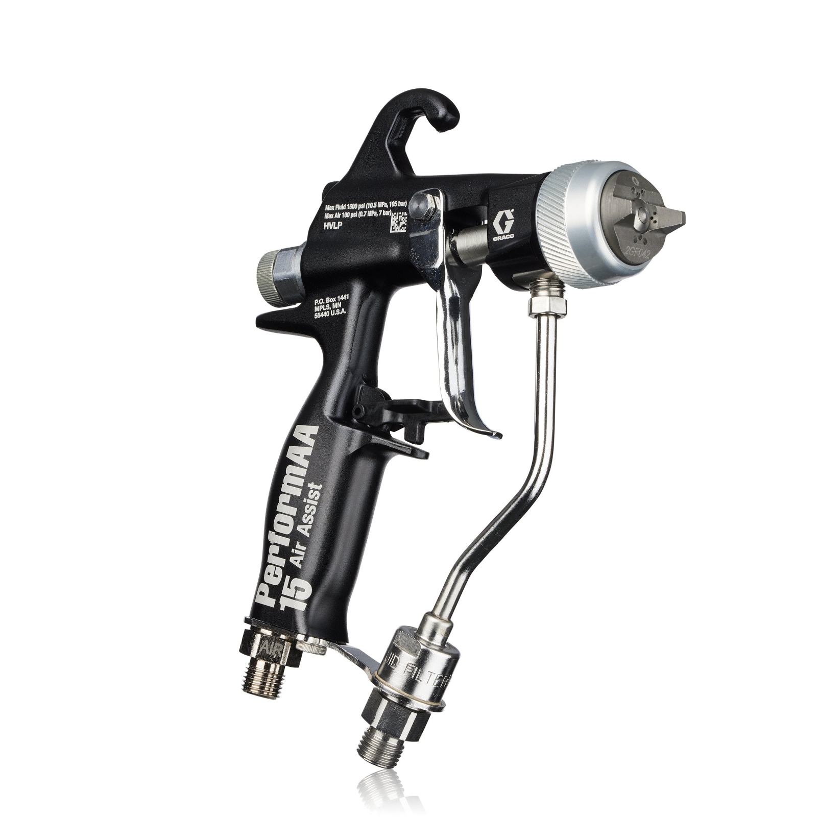 PerformAA 1500 Air Assist Gun with Gen Finish air cap